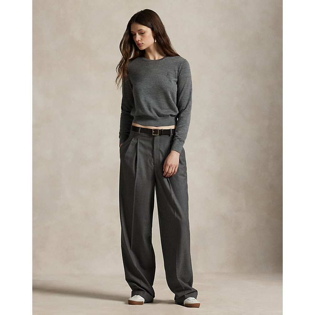 'Merino Wool Crewneck Sweater' pour Femmes