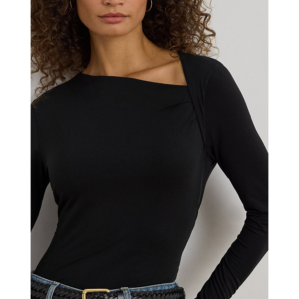 'Stretch Jersey Asymmetrical Top' pour Femmes