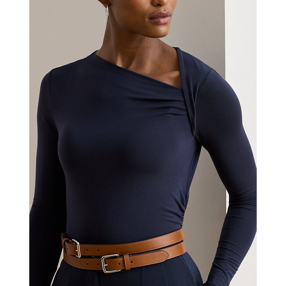 'Stretch Jersey Asymmetrical Top' pour Femmes