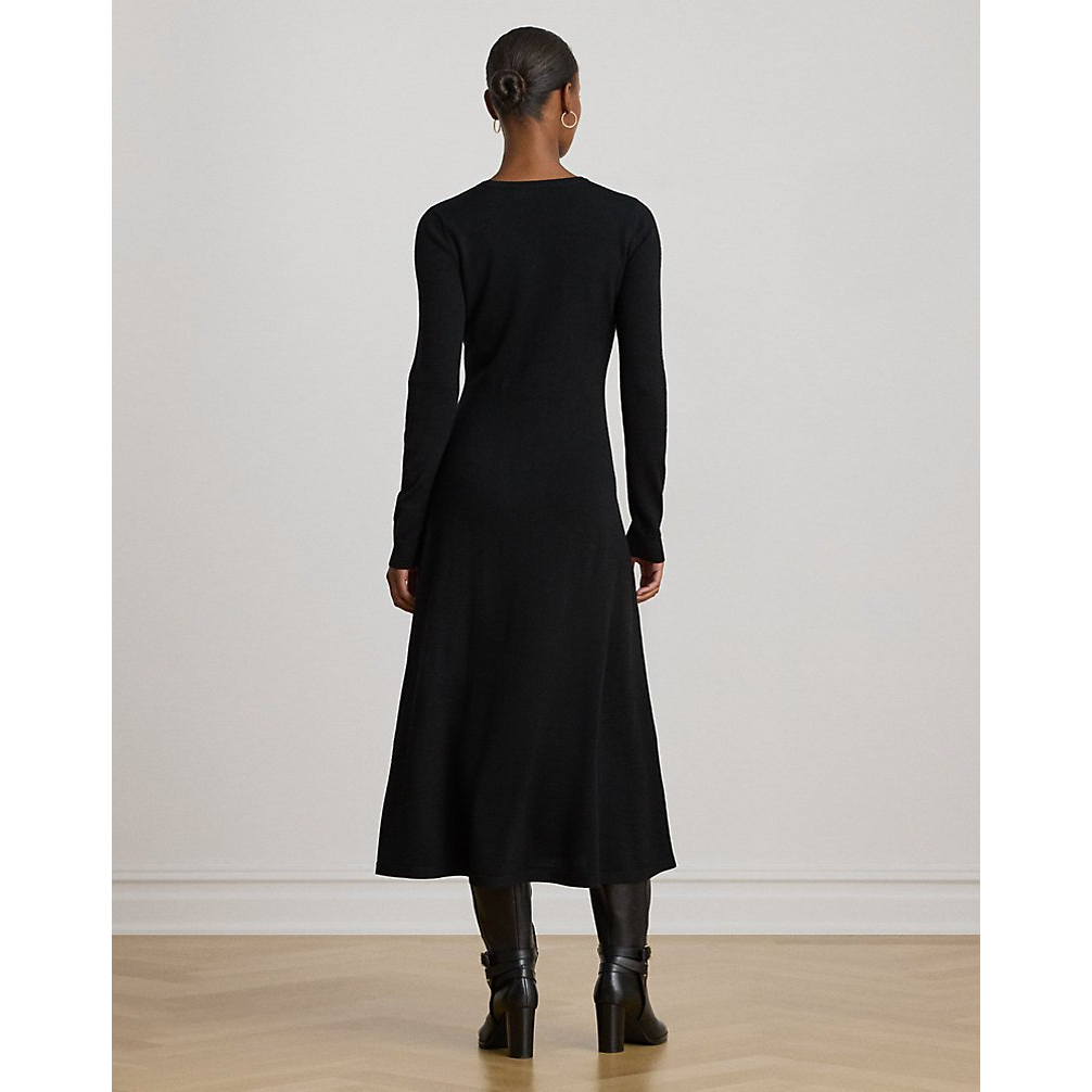 'Wool Crewneck Sweater Dress' pour Femmes