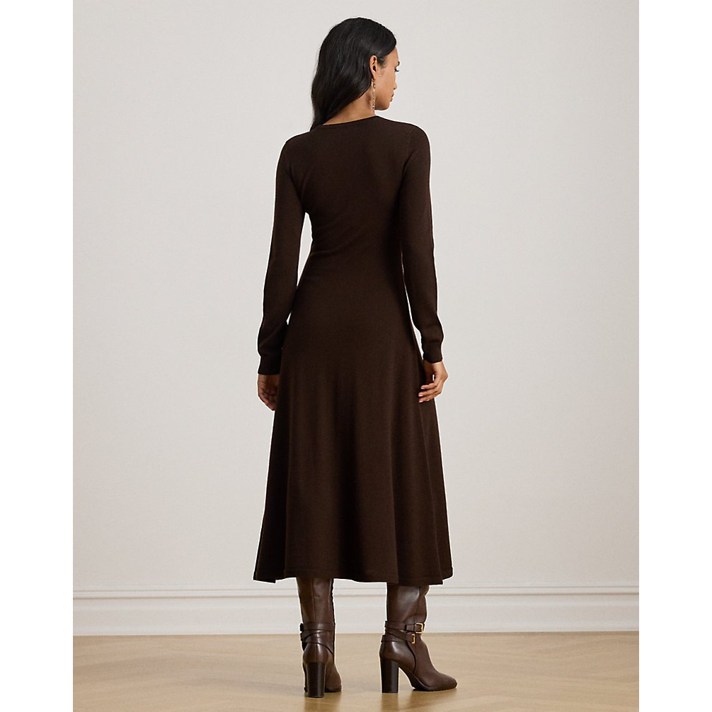 'Wool Crewneck Sweater Dress' pour Femmes