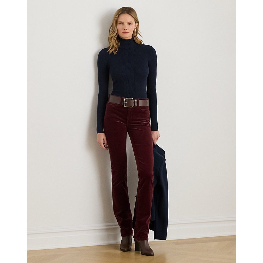 'Ribbed Turtleneck Sweater' pour Femmes