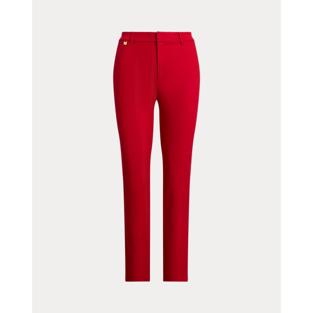 'Double-Faced Stretch Cotton Pant' pour Femmes