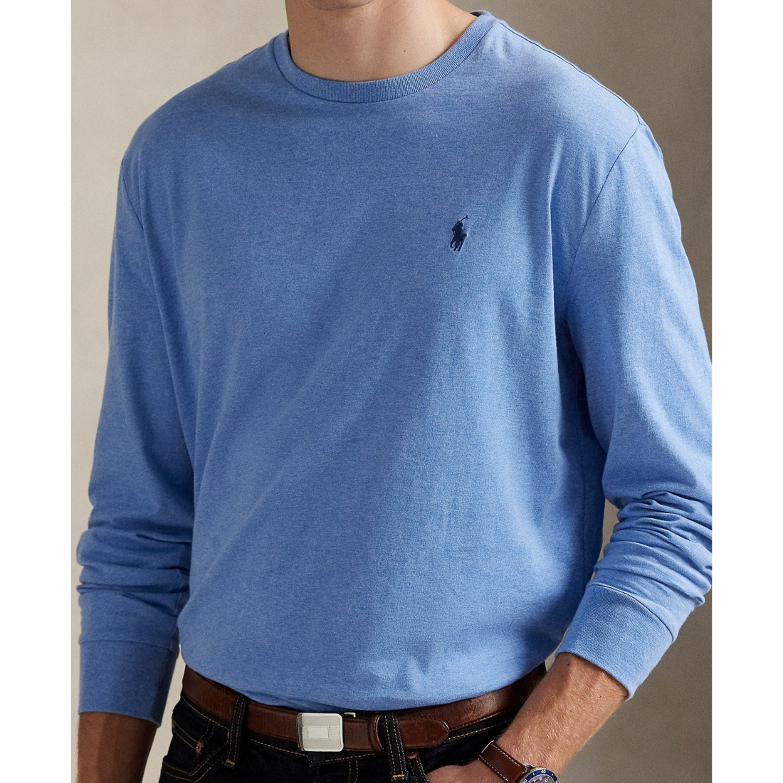 Men's 'Classic-Fit Jersey Long-Sleeve T-Shirt'