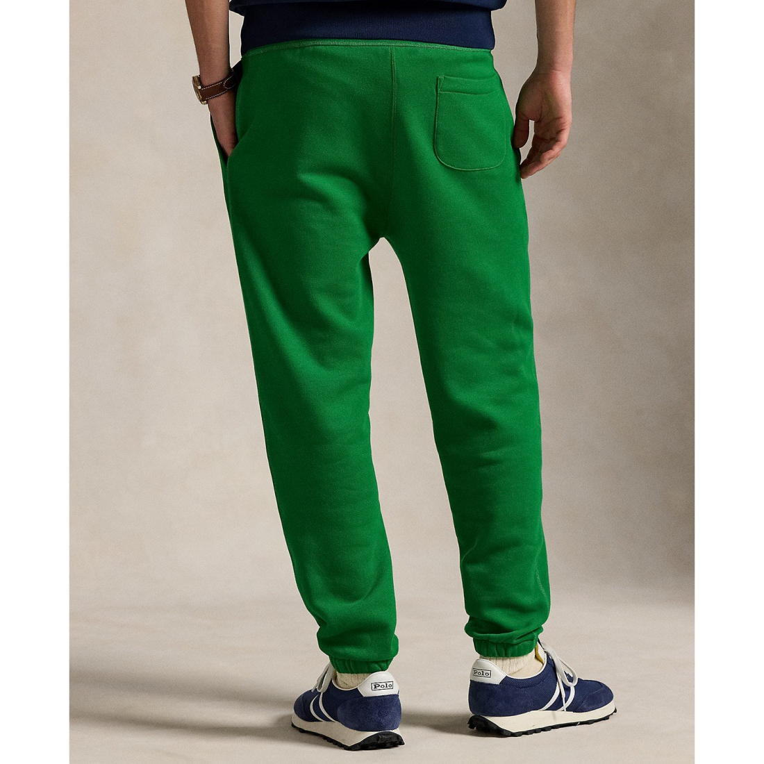 'Cotton-Blend-Fleece Pants' pour Hommes