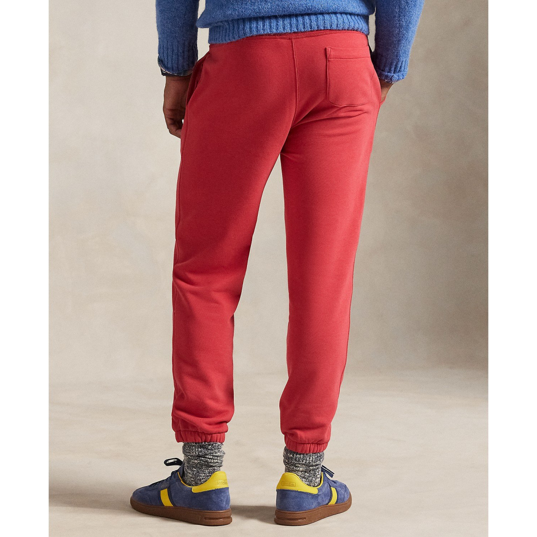 'Cotton-Blend-Fleece Pants' pour Hommes