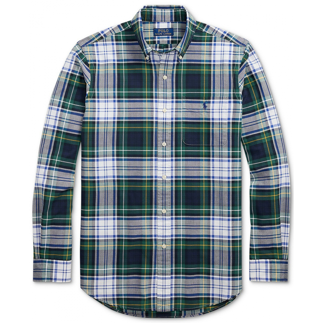 Men's 'Classic-Fit Plaid Oxford Shirt'