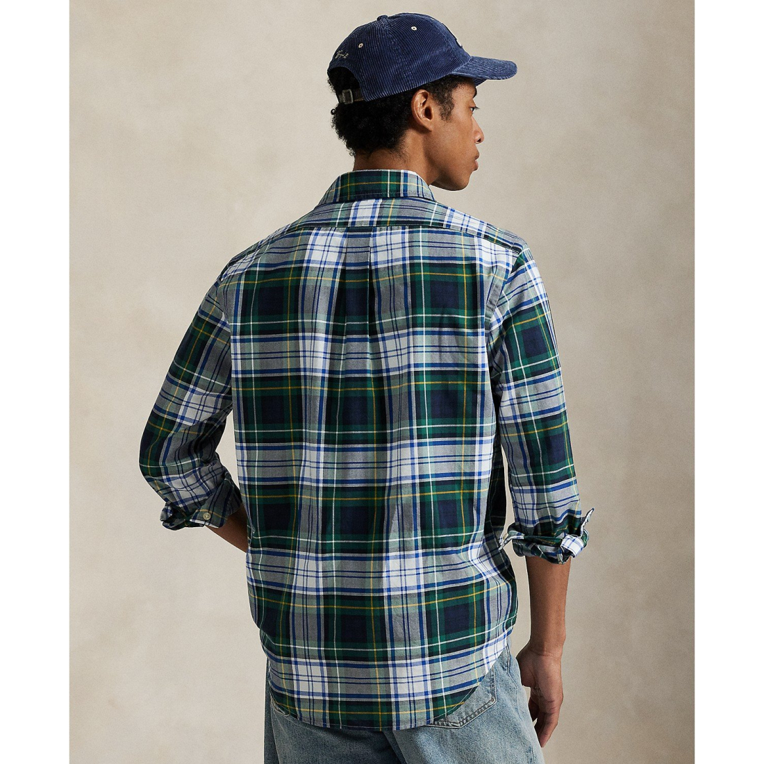 Men's 'Classic-Fit Plaid Oxford Shirt'