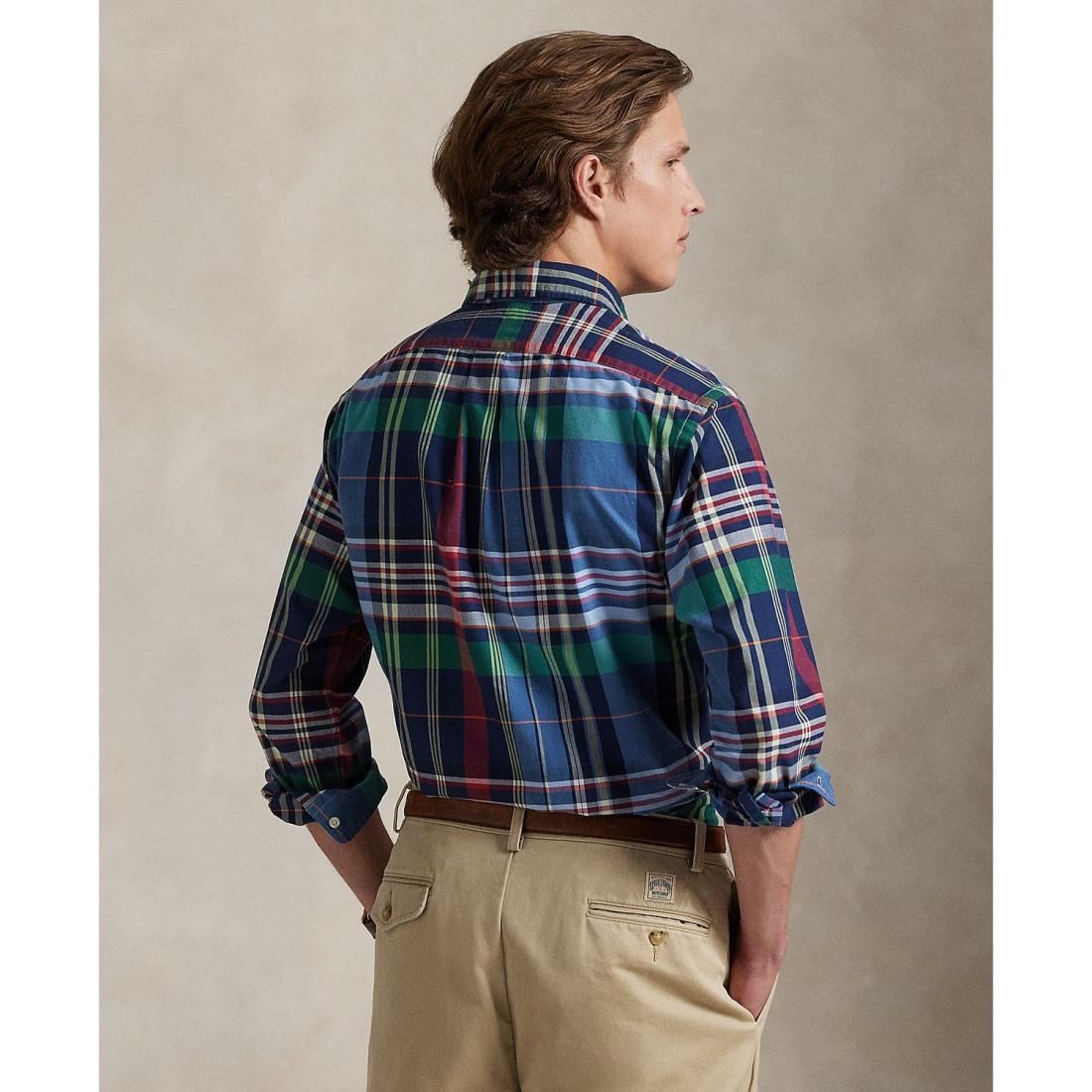 Men's 'Classic-Fit Plaid Oxford Shirt'