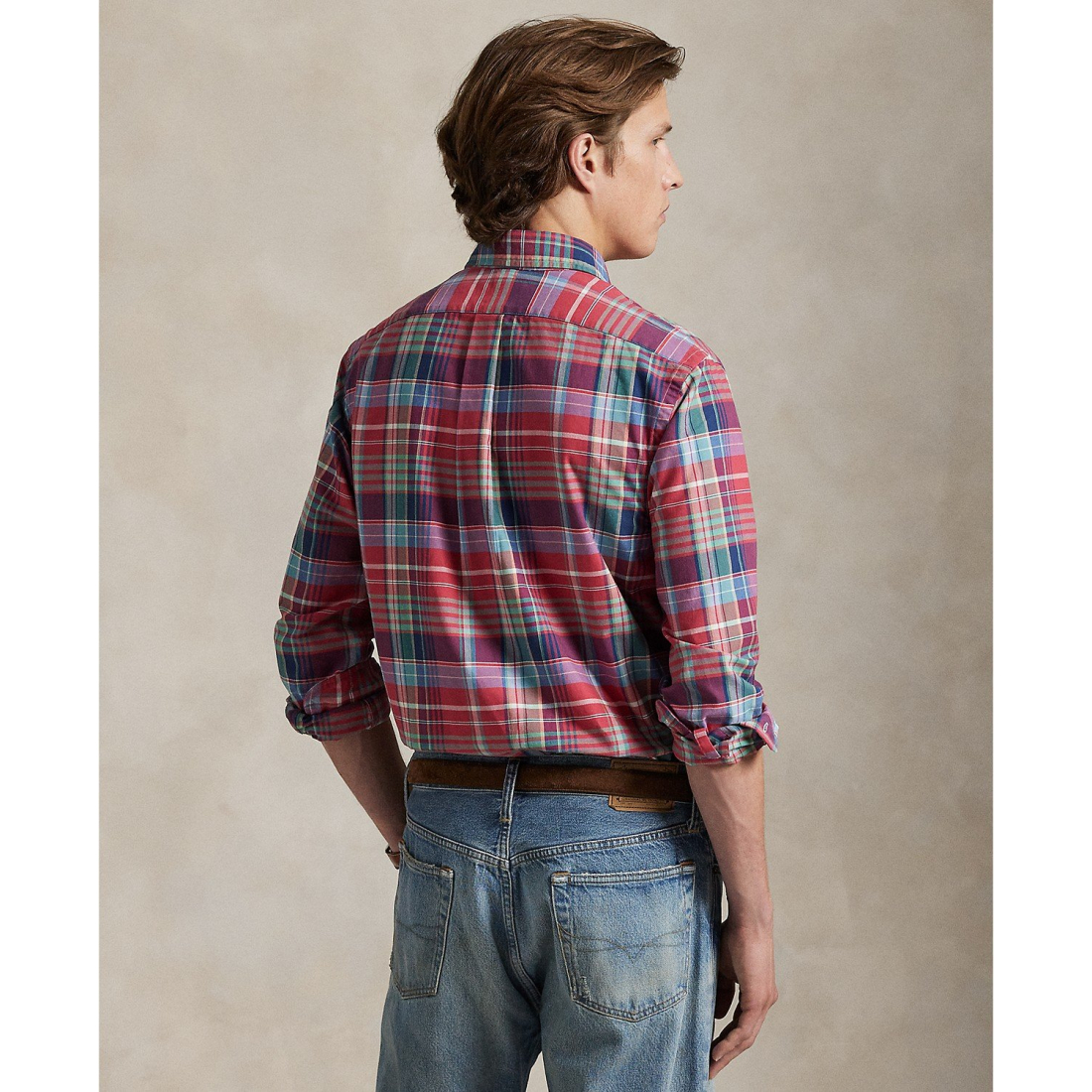 Men's 'Classic-Fit Plaid Oxford Shirt'