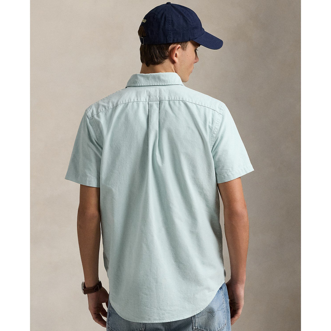 'Classic-Fit Gingham Oxford Shirt' pour Hommes