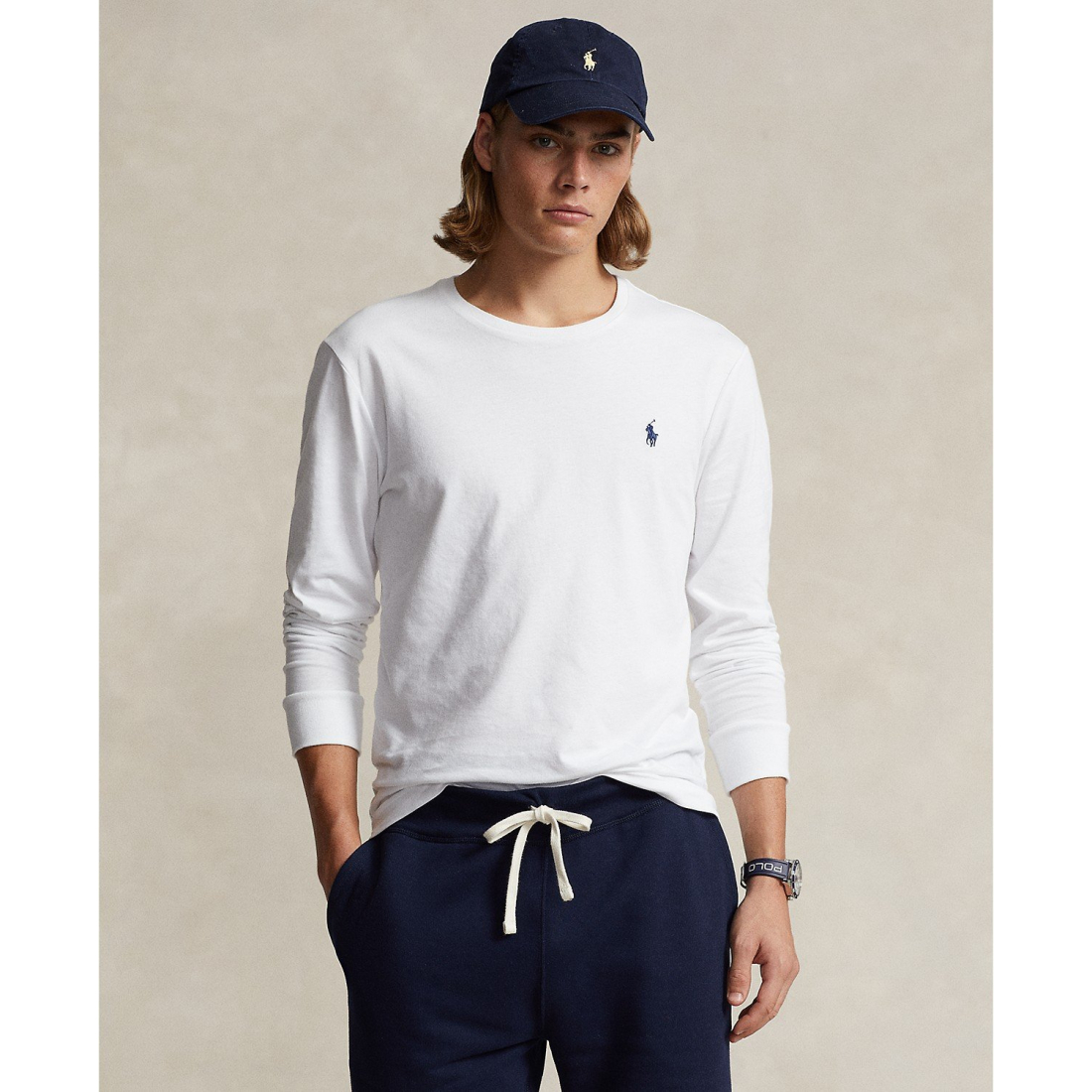 Men's 'Classic-Fit Jersey Long-Sleeve T-Shirt'