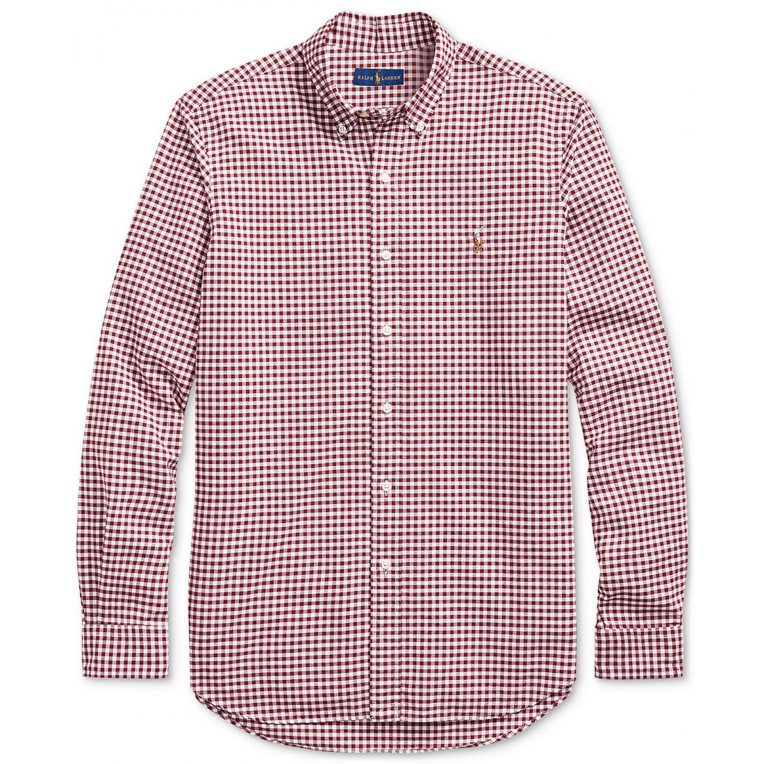'Custom-Fit Gingham Oxford Shirt' pour Hommes