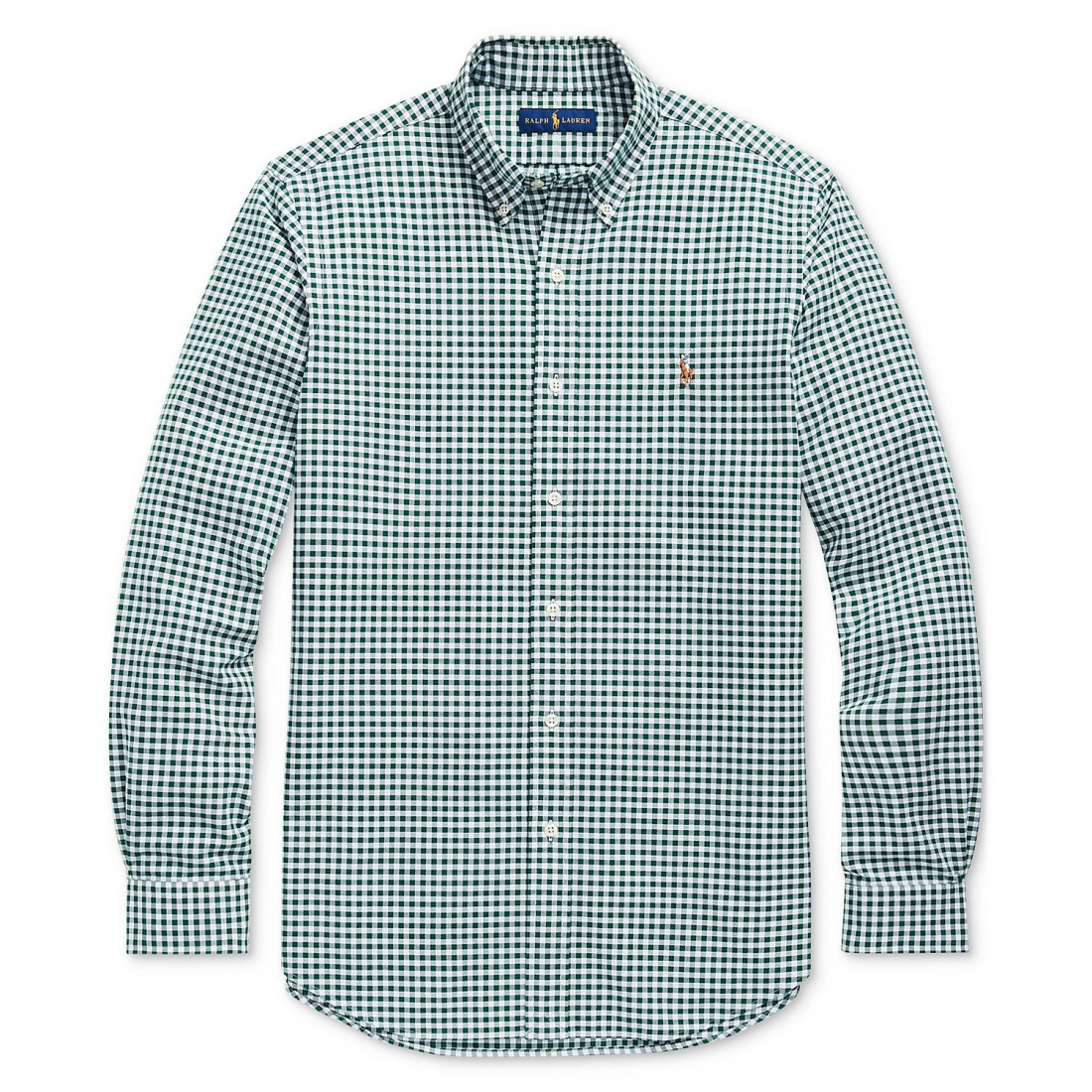 'Custom-Fit Gingham Oxford Shirt' pour Hommes