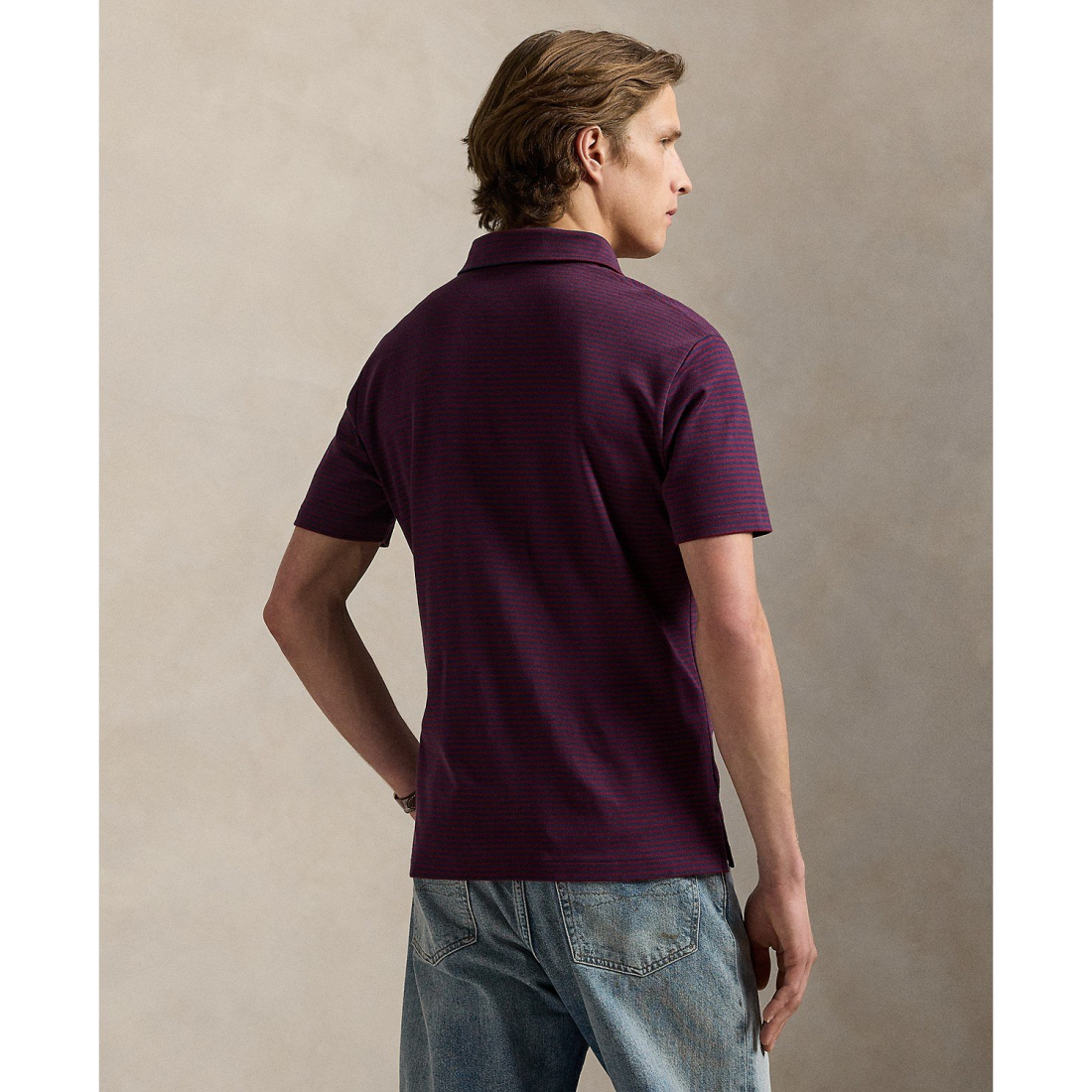 Men's 'Custom Slim Fit Soft Cotton Polo Shirt'