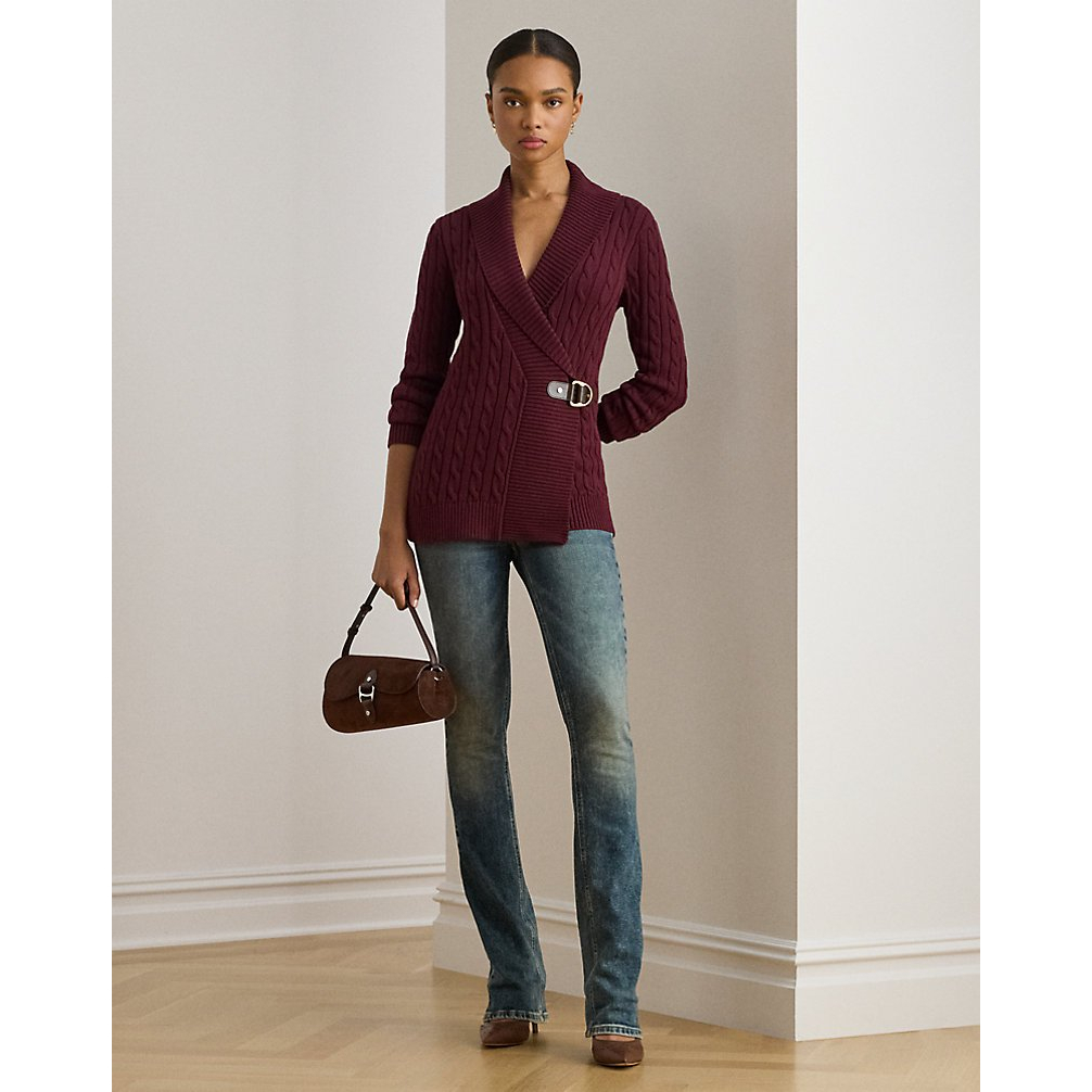 Women's 'Buckle-Trim Cotton Sweater'