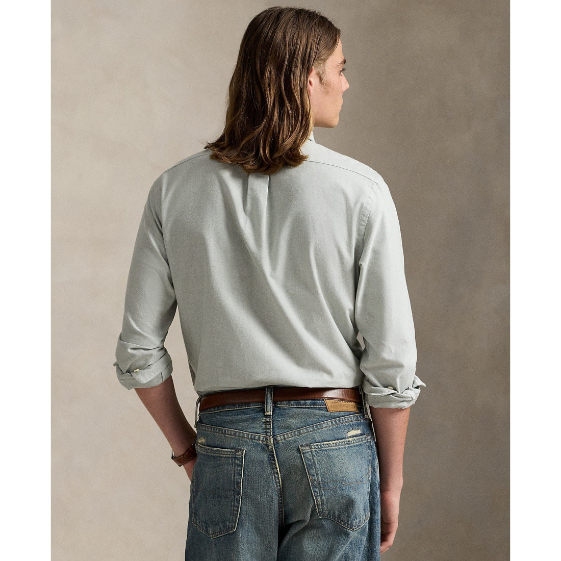 'Classic-Fit Gingham Oxford Shirt' pour Hommes