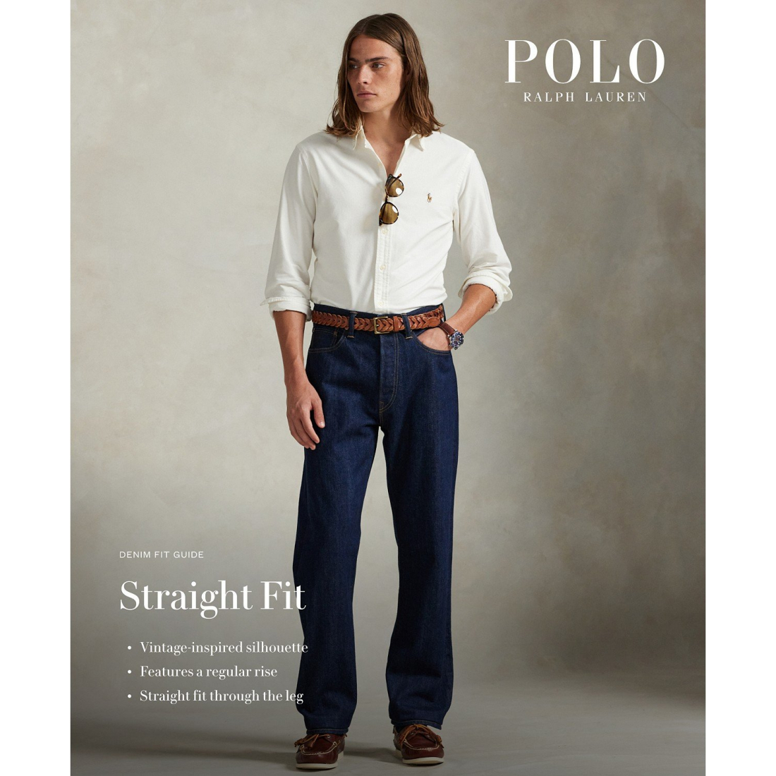 'Hampton Straight Stretch Jeans' pour Hommes