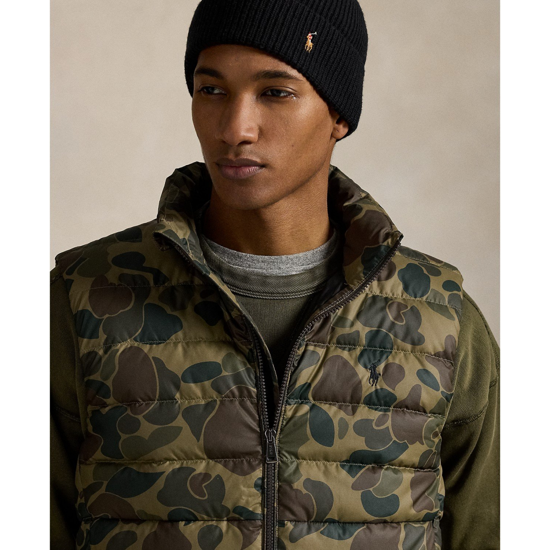 'The Colden Camo-Print Packable Vest' pour Hommes
