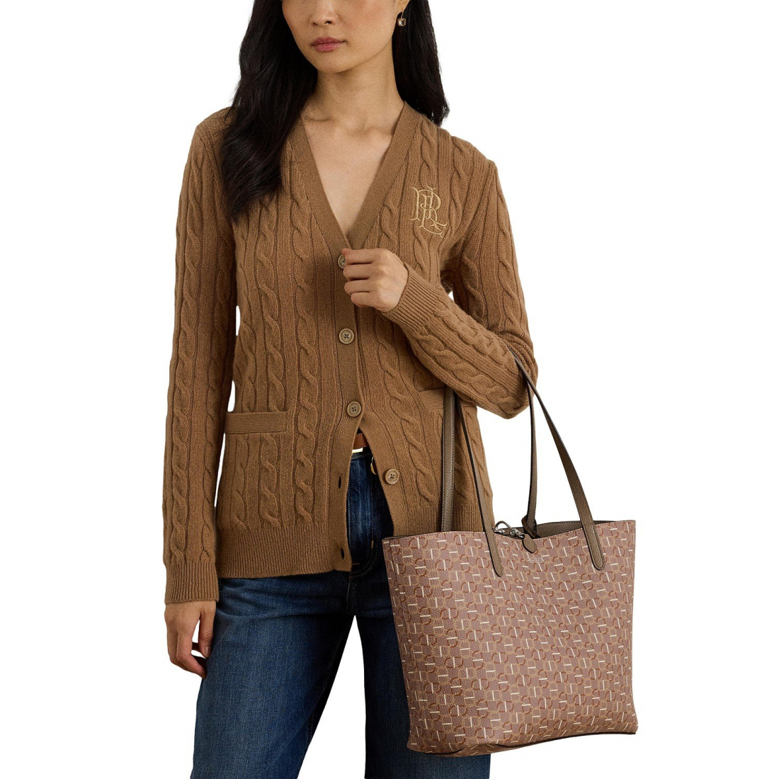 Women's 'Faux-Leather Reversible Tote Bag'