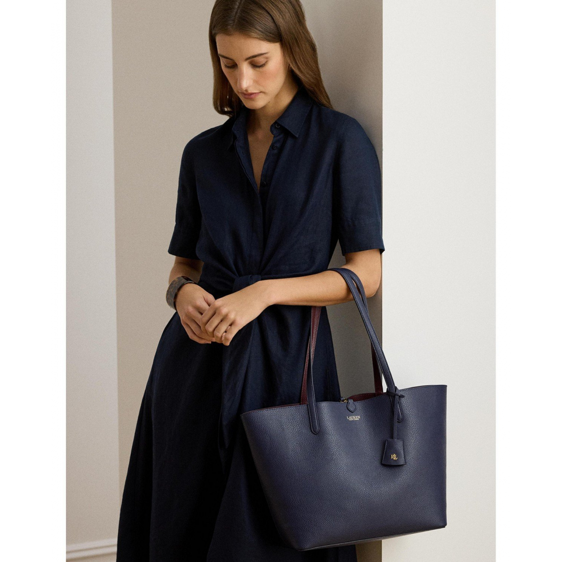 Women's 'Faux-Leather Reversible Tote Bag'