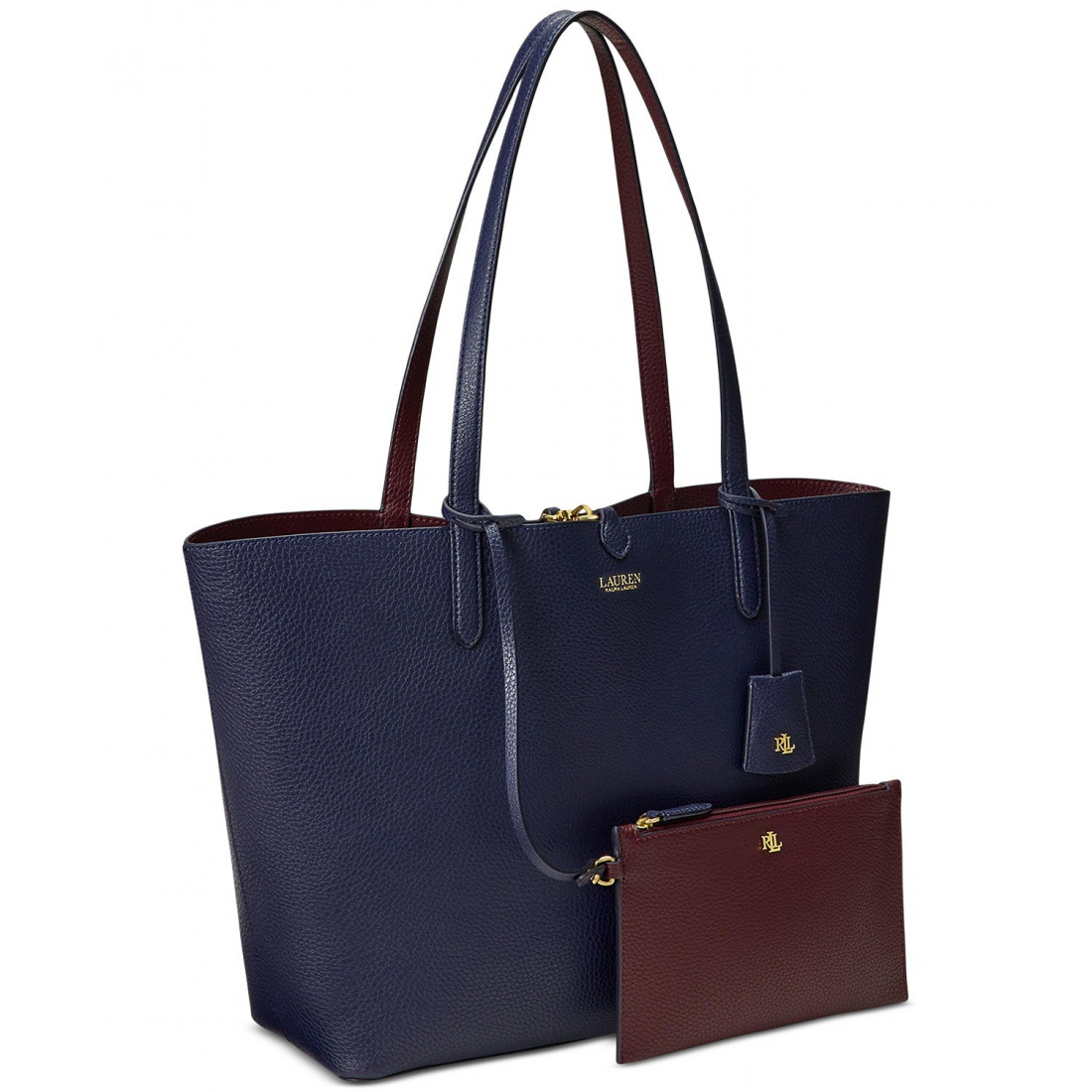 Women's 'Faux-Leather Reversible Tote Bag'