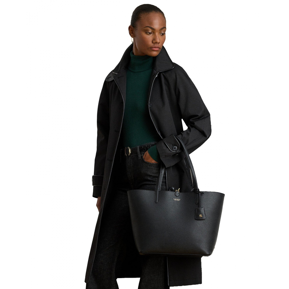 Women's 'Faux-Leather Reversible Tote Bag'