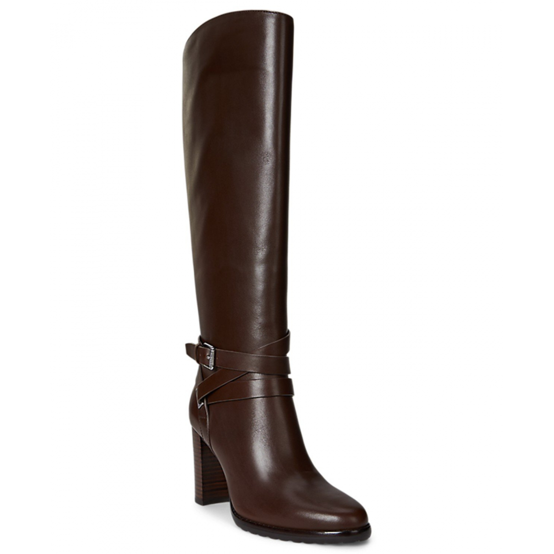 'Collins Stacked Heel Tall Boots' pour Femmes