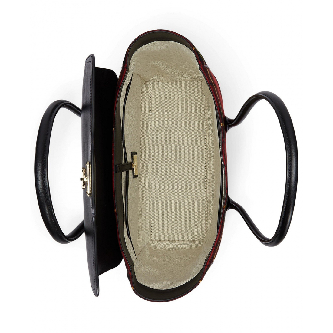 Women's 'Plaid Twill Large Tanner Satchel Bag'