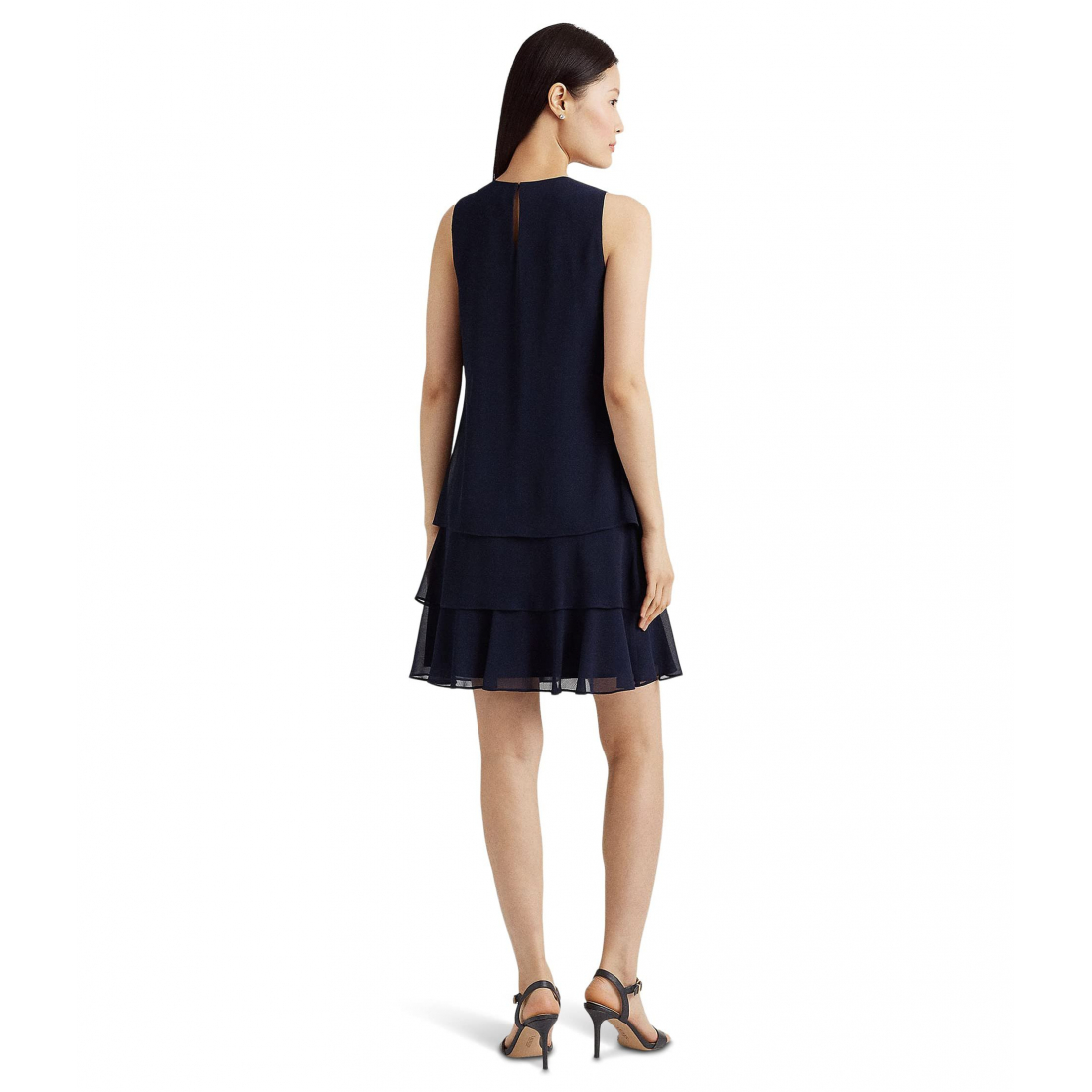 'Crinkle Georgette Shift Dress' pour Femmes