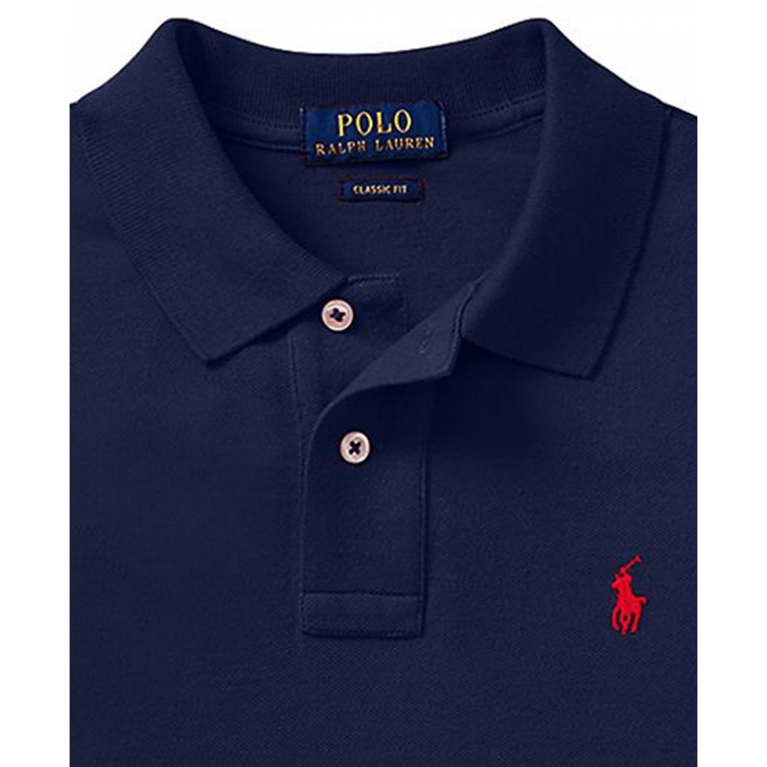 'Long Sleeve Polo Shirt' pour Garçons