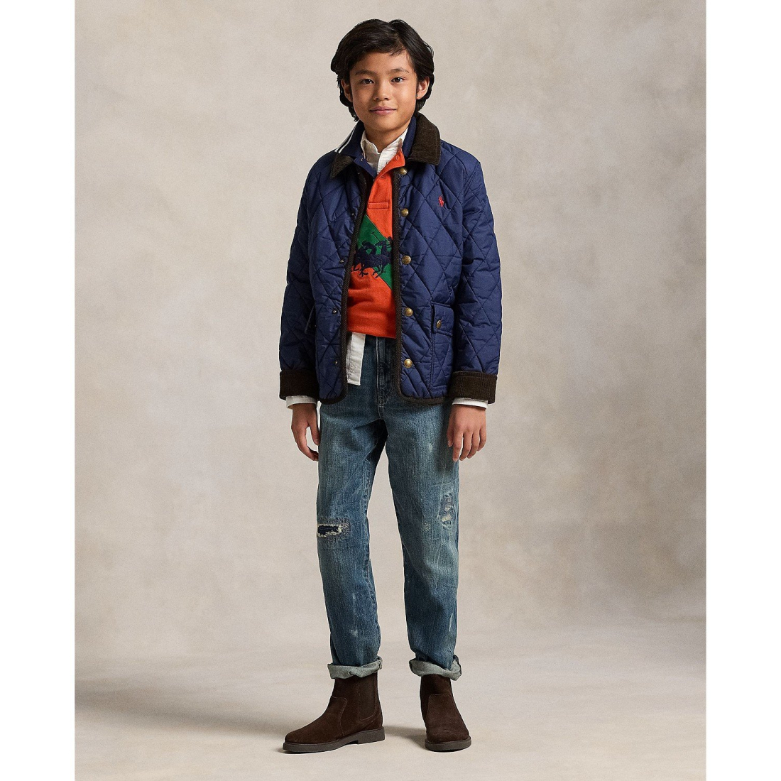 Boy's 'Hooded Barn Jacket'
