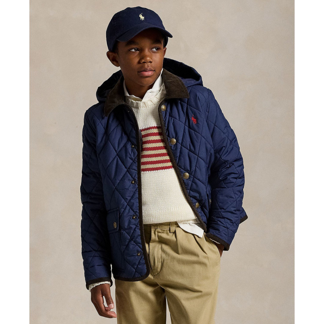 Boy's 'Hooded Barn Jacket'