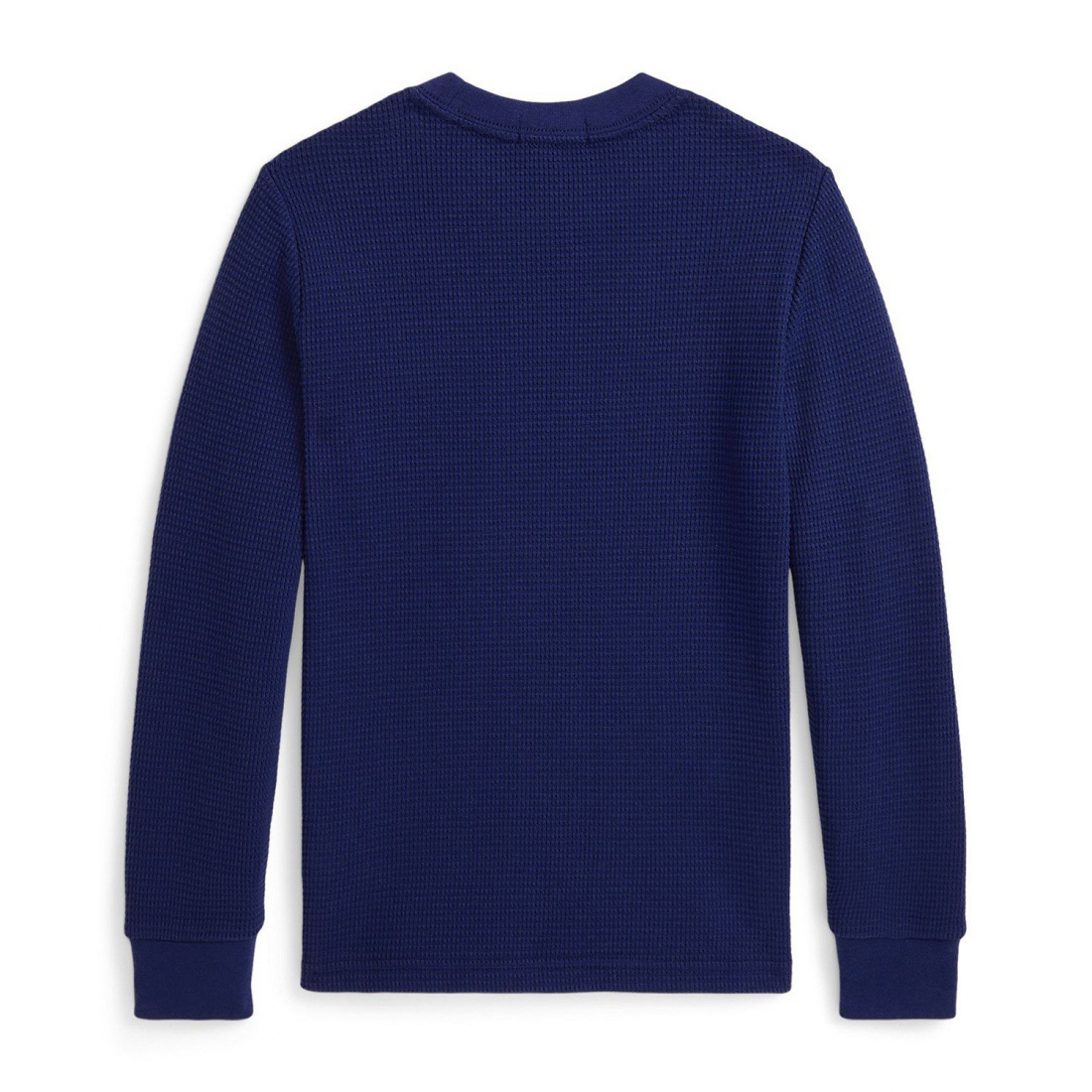 'Waffle-Knit Cotton Long-Sleeve T-Shirt' pour Garçons