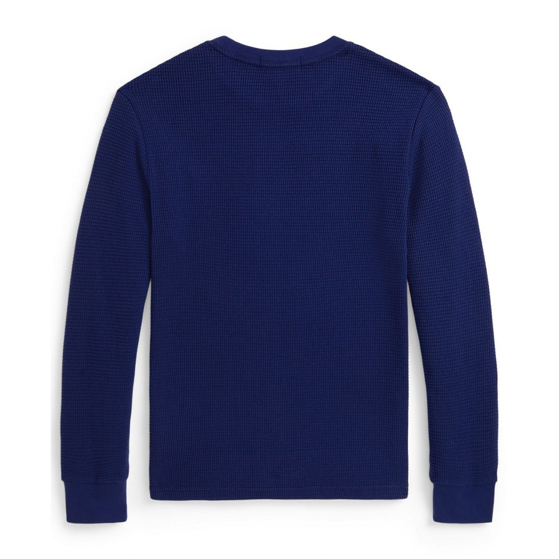 'Waffle-Knit Cotton Long-Sleeve T-Shirt' für Jungen