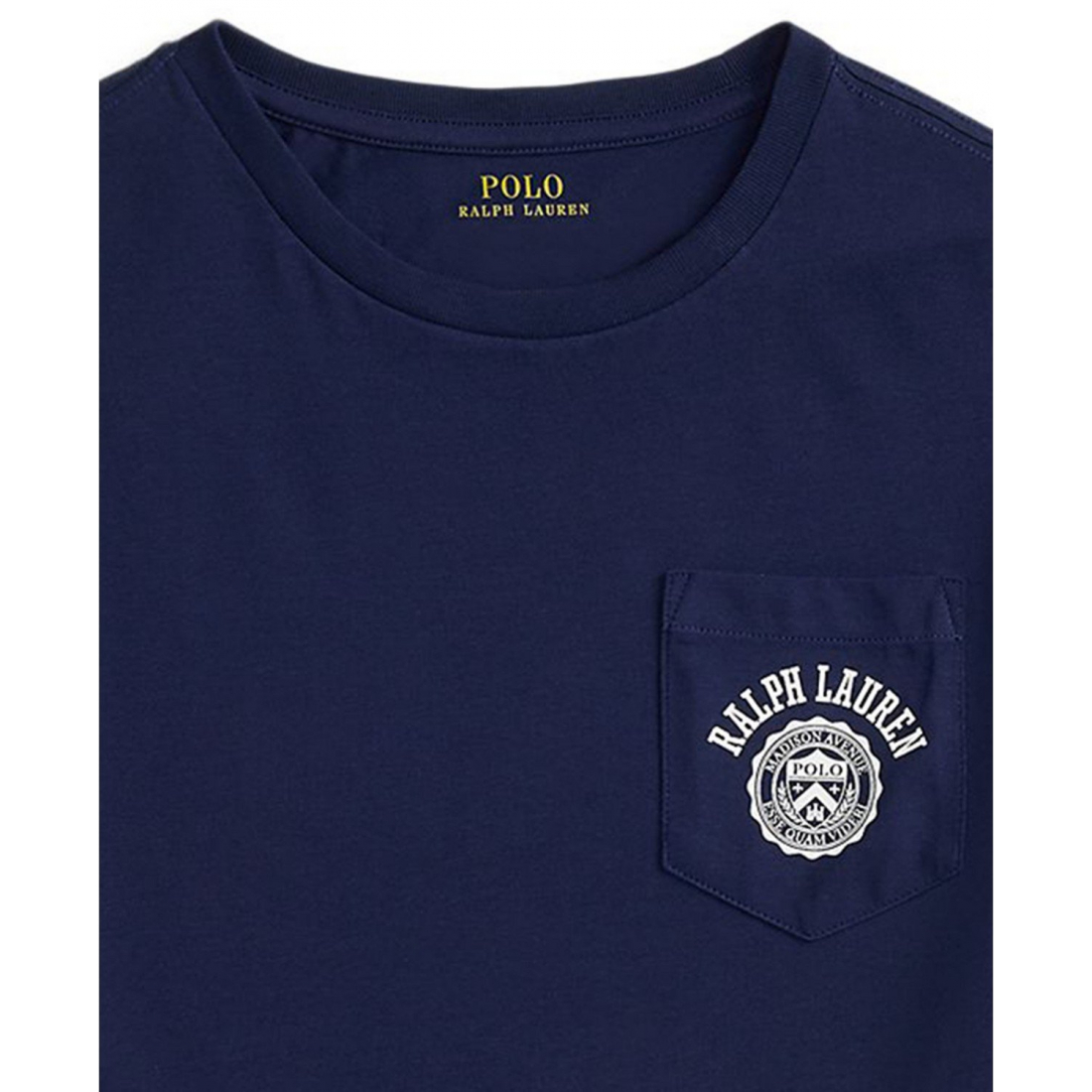 'Logo Cotton Jersey Pocket T-Shirt' für Jungen