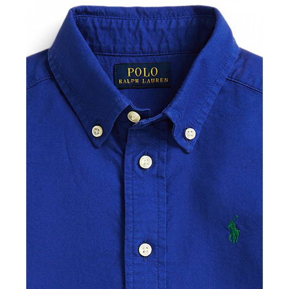 'Garment-Dyed Cotton Oxford Shirt' für Jungen