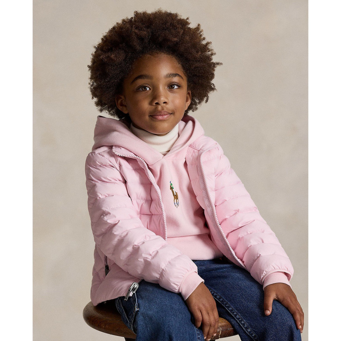 Boy's 'P-Layer 2 Packable Quilted Jacket'