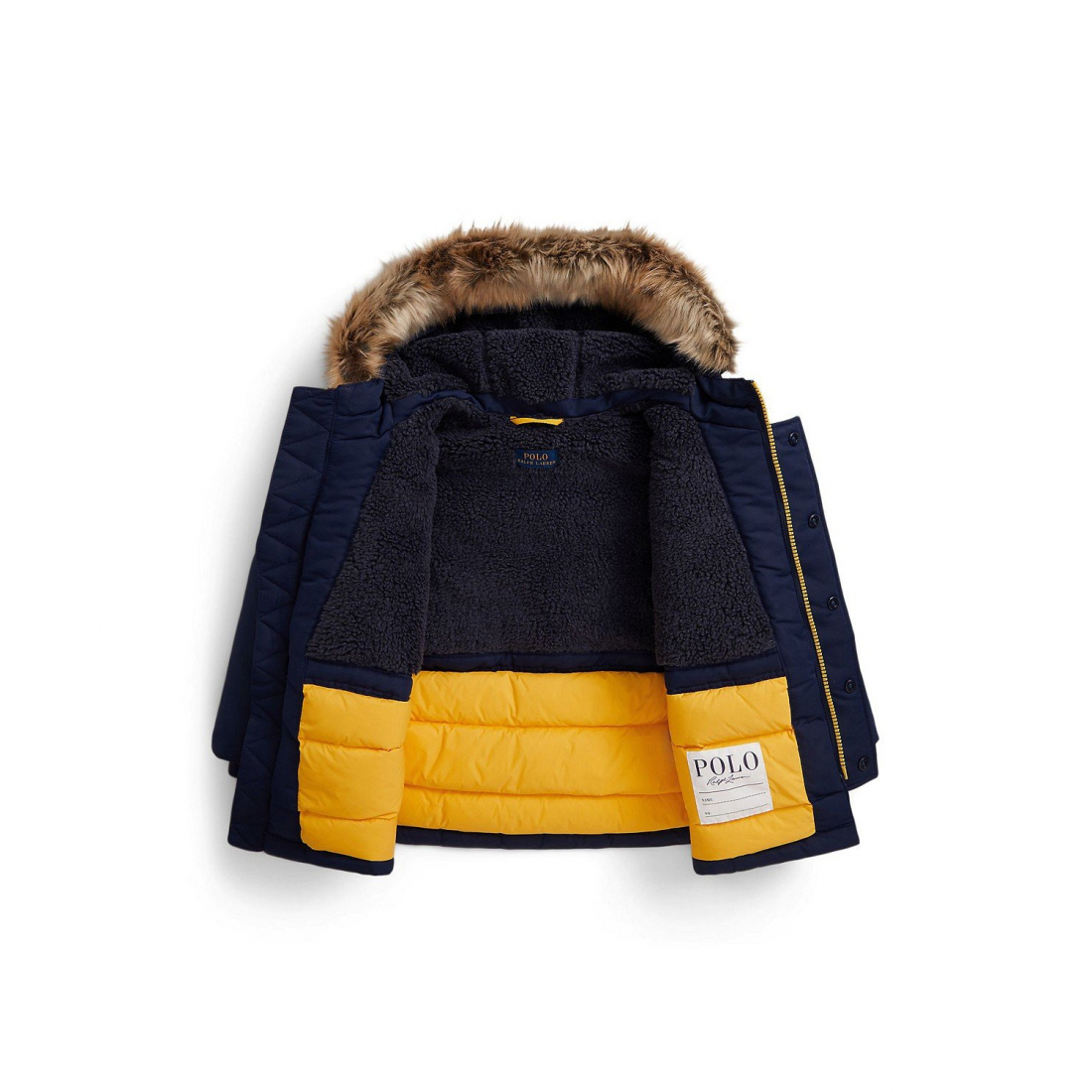 'Faux-Fur-Trim Down Parka' für Jungen
