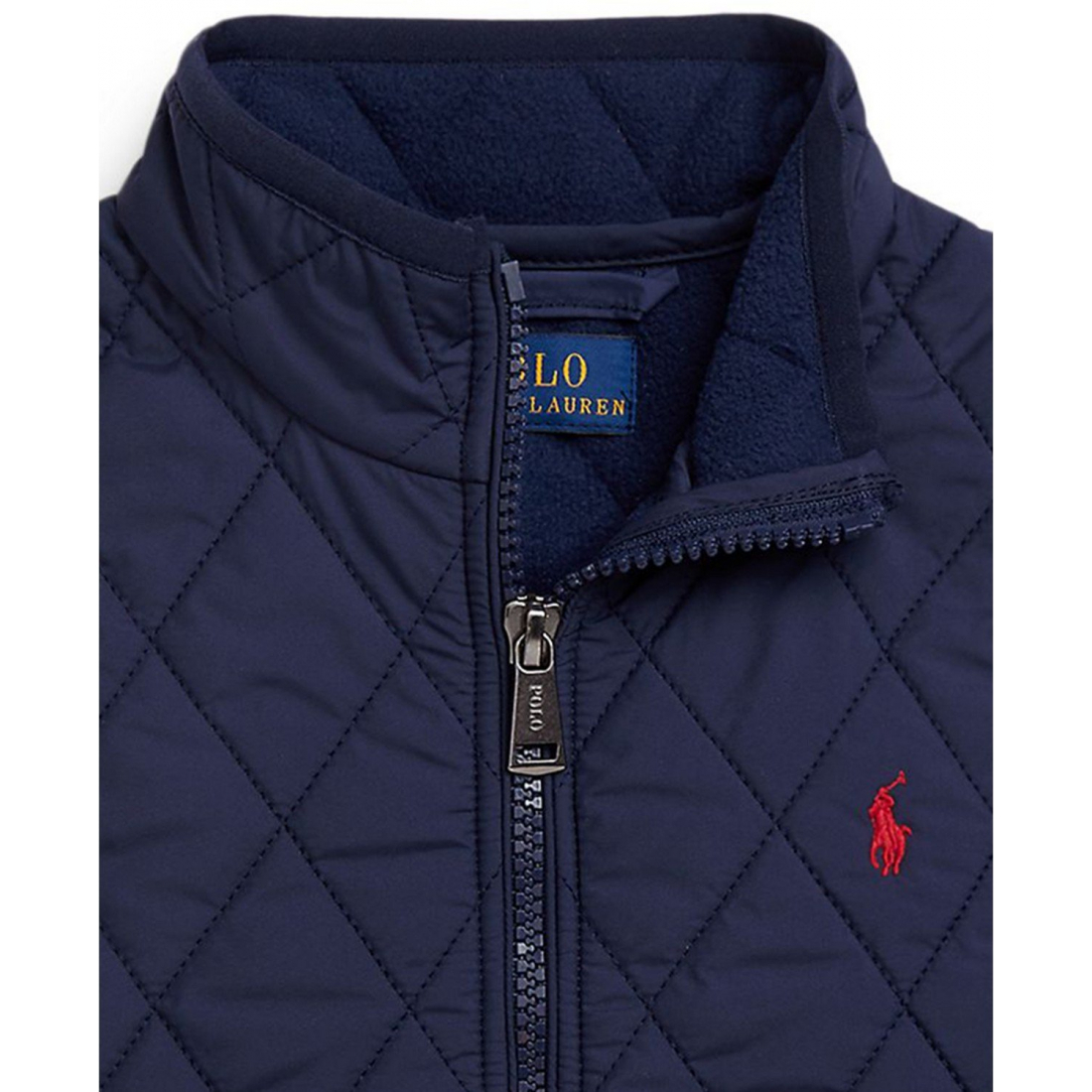 Boy's 'Fleece-Lined Quilted Vest'