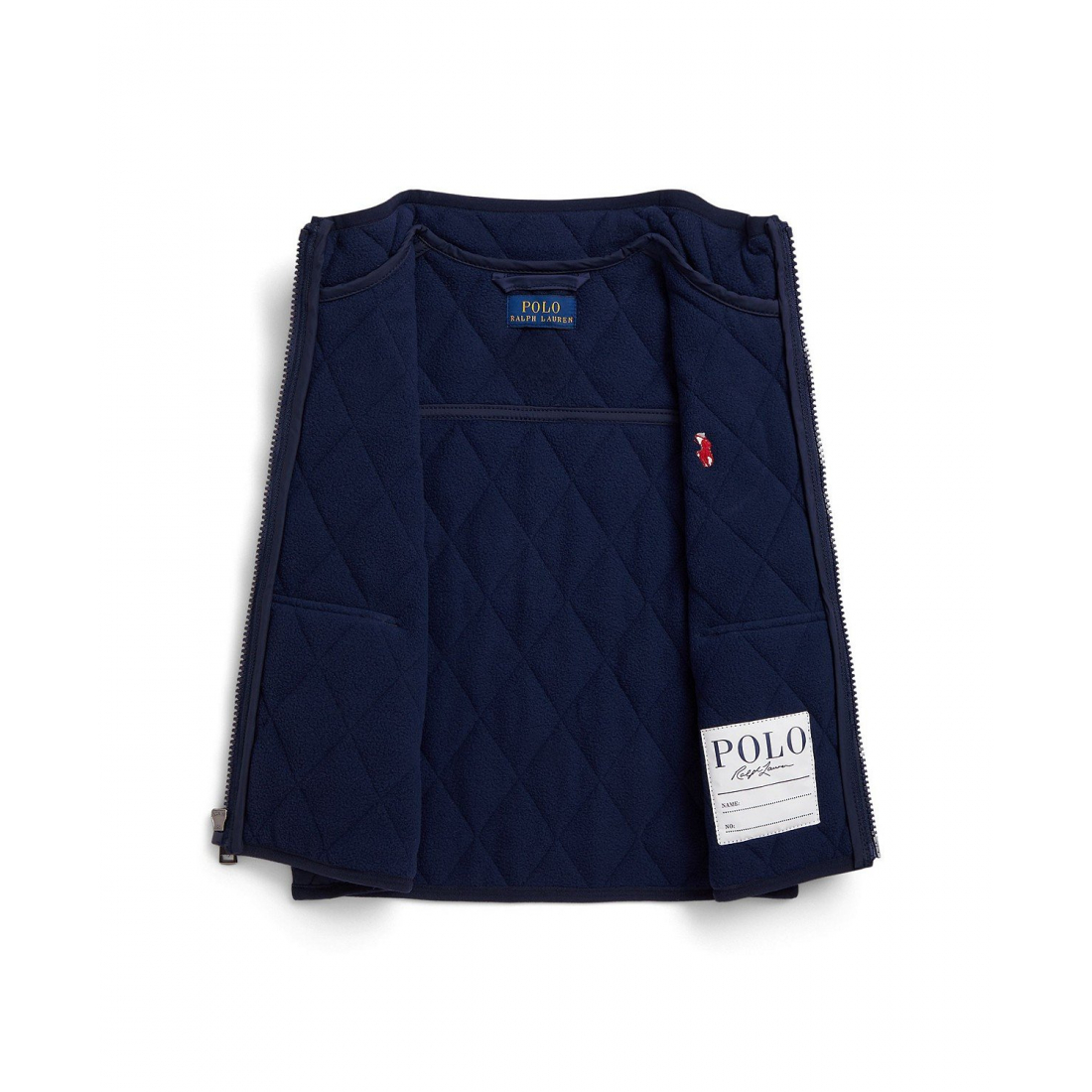 Boy's 'Fleece-Lined Quilted Vest'