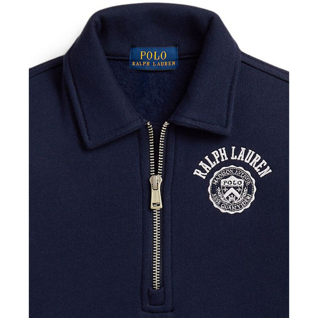 Boy's 'Logo Fleece Full-Zip Hoodie'