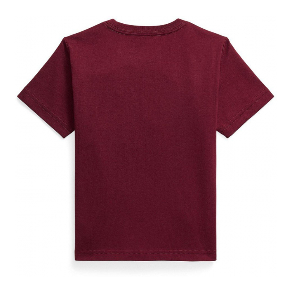 'Logo Cotton Jersey Pocket T-Shirt' für Jungen