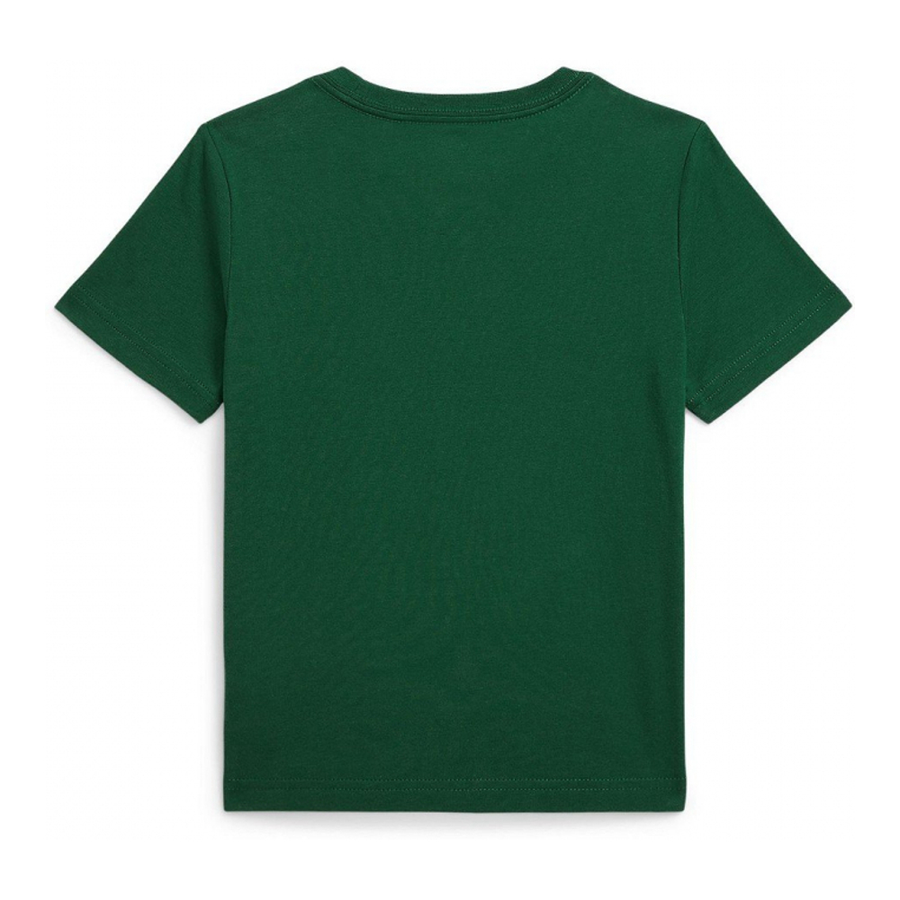 'Logo Cotton Jersey Pocket T-Shirt' für Jungen