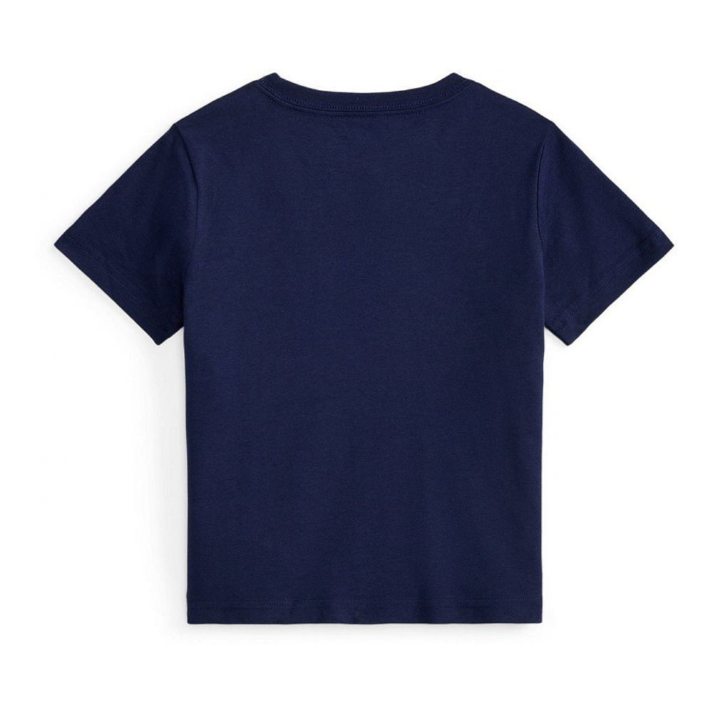 'Logo Cotton Jersey Pocket T-Shirt' für Jungen