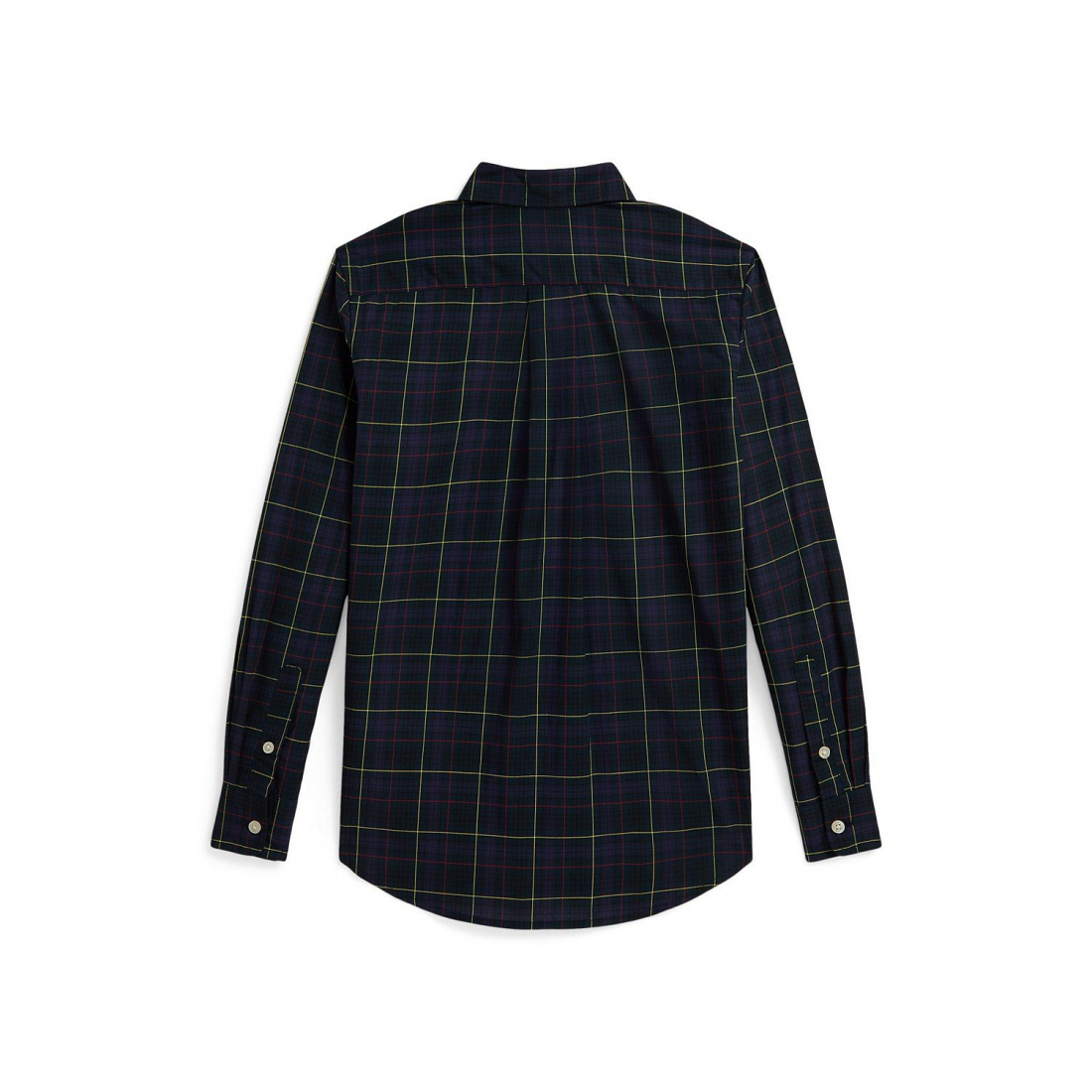 'Plaid Cotton Poplin Shirt' pour Garçons