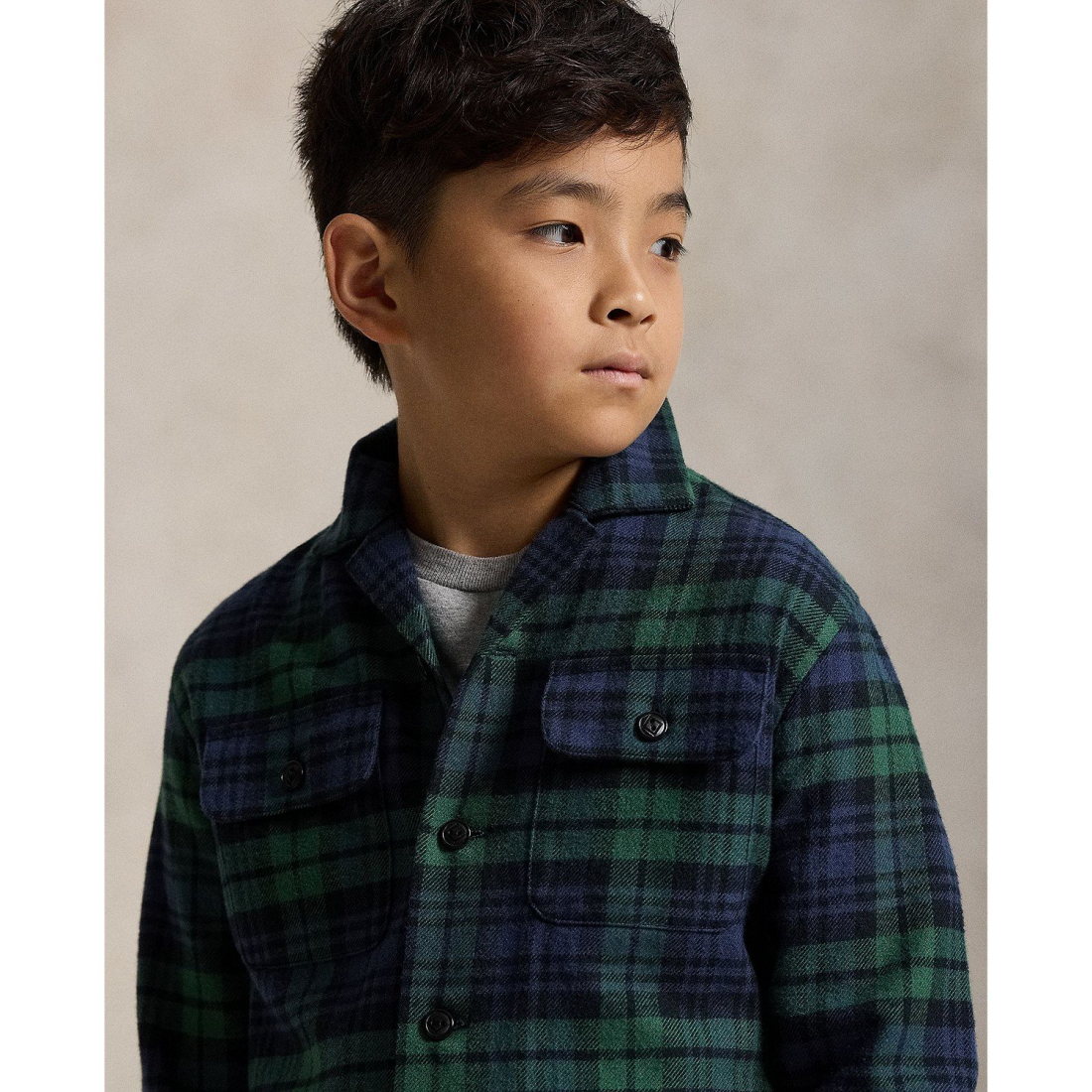 'Plaid Camp Shirt' pour Garçons