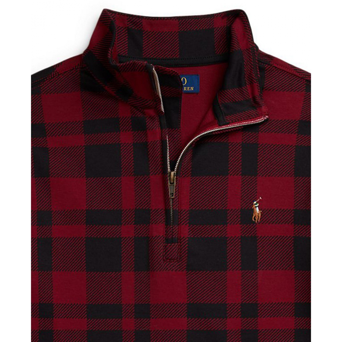 'Plaid Long Sleeve Sweater' pour Garçons