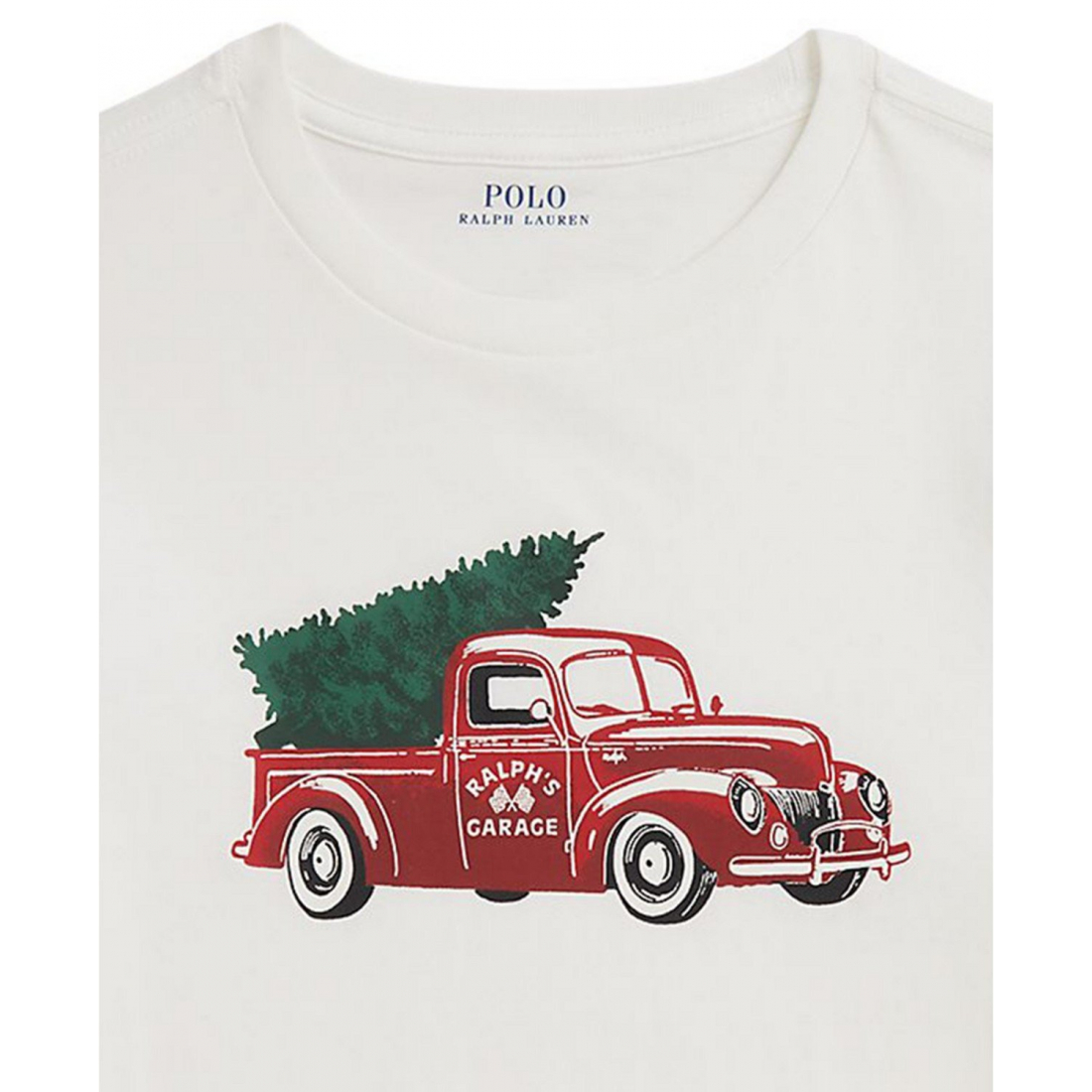 'Truck-Print Cotton Long-Sleeve Tee' für Jungen