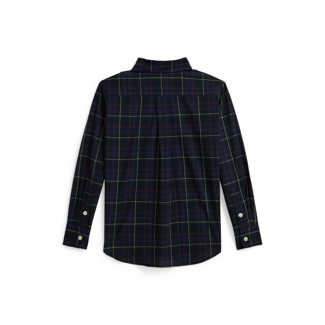 'Plaid Cotton Poplin Shirt' pour Garçons